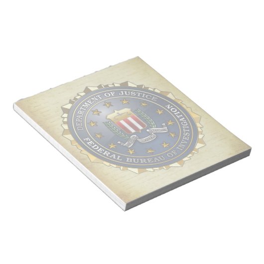 FBI Emblem Notitieblok (Schuin)