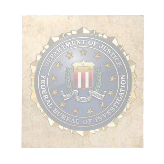 FBI Emblem Notitieblok (Voorkant)