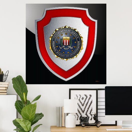 FBI Emblem Poster (Thuiskantoor)