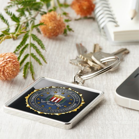 FBI Emblem Sleutelhanger (Zijkant)