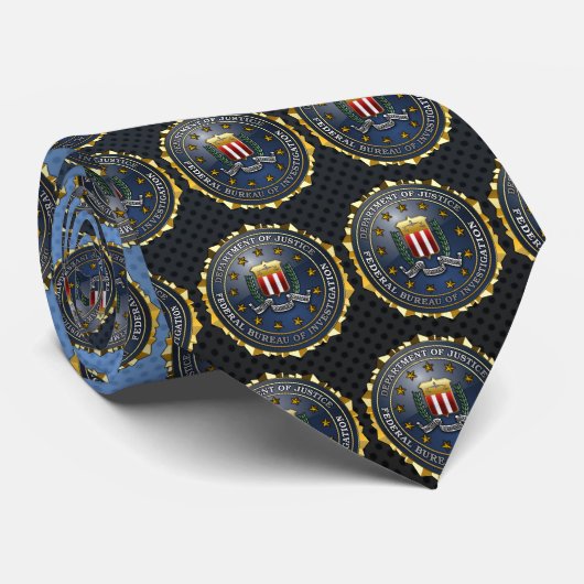 FBI Emblem Stropdas (Opgerold)