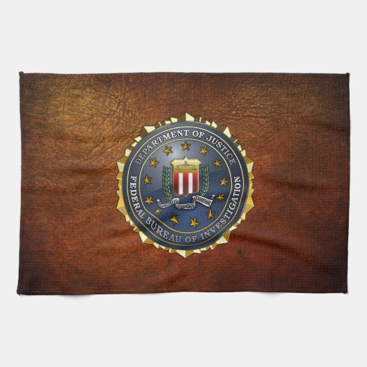 FBI Emblem Theedoek (Horizontaal)