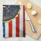 FBI Emblem Theedoek (Quarter Fold)