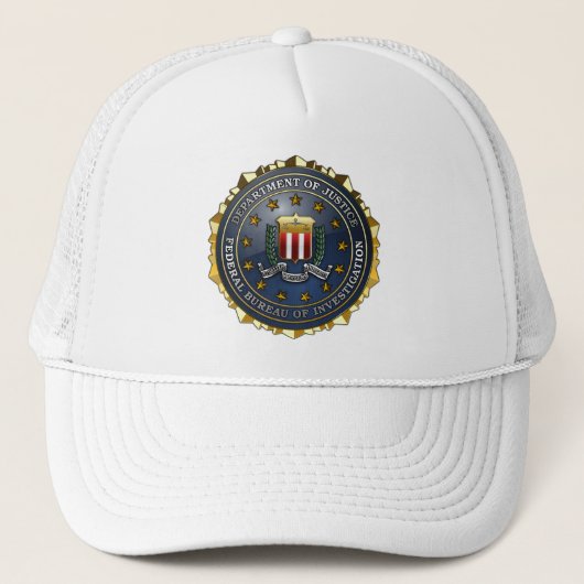 FBI Emblem Trucker Pet (Voorkant)