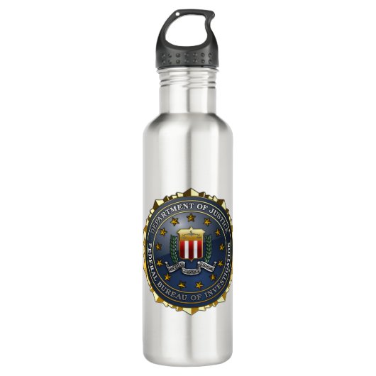 FBI Emblem Waterfles (Voorkant)