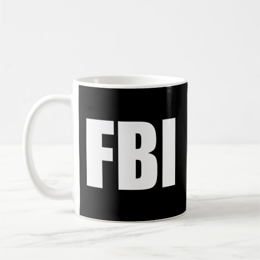 FBI Federaal Onderzoeksbureau Koffiemok (Links)