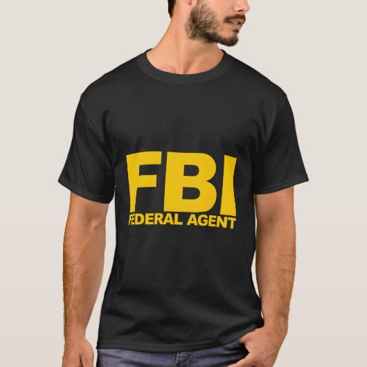 Fbi Federal Agent T-shirt (Voorkant)