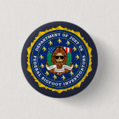 FBI-Federal Bigfoot Investigator Button (Voorkant)