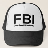 FBI Funny Beauful Intelligent Trucker Pet (Voorkant)