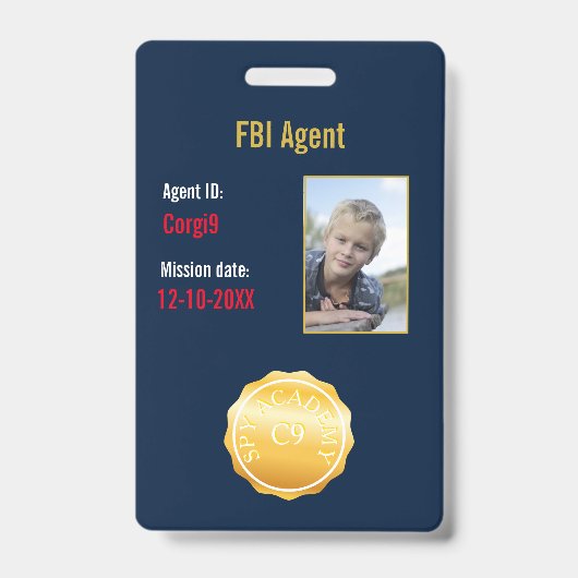 FBI geheim agent Badge (Voorzijde)