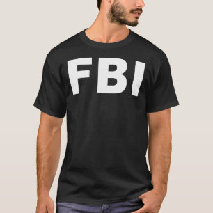 FBI Halloween Costume Federal Law Enforcement T-shirt