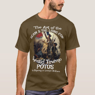 FBI ICE CBP Trump Kooi Vechtende Witte Lam Zwarte  T-shirt