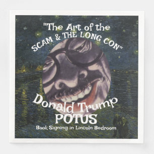 FBI ICE CBP Trump POTUS Oplichting Kunst Boek Bord Servet