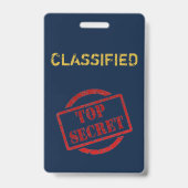 FBI Identificatiebadge Geheime Agent Badge (Achterkant)