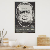 FBI J Edgar Hoover Propaganda Print (Keuken)