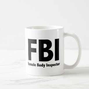 FBI Mr Funny Rude Humor Koffiemok