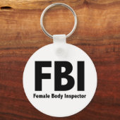 FBI Mr Funny Rude Humor Sleutelhanger (Voorkant)