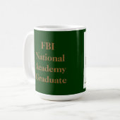 FBI National Academy NA Session Coffee Mok Tea Cup (Voorkant links)