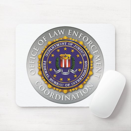 FBI Office of Law Enforcement Muismat (Met muis)
