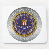 FBI Office of Law Enforcement Muismat (Voorkant)
