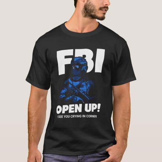 FBI open. Gepersonaliseerd T-shirt (Voorkant)