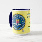 FBI persoonlijke Mok, 15 oz Mok (Voorkant links)