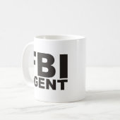 FBI-producten en -Design! Koffiemok (Voorkant links)