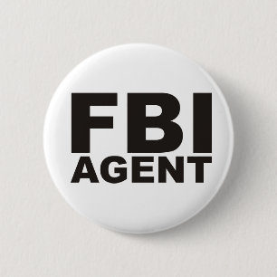 FBI-producten en -Design! Ronde Button 5,7 Cm