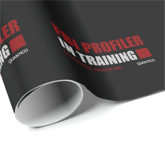 FBI Profiler in training Cadeaupapier (Rol Hoek)