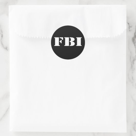 FBI RONDE STICKER (Tas)