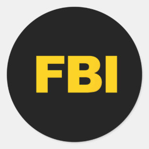 Fbi Ronde Sticker