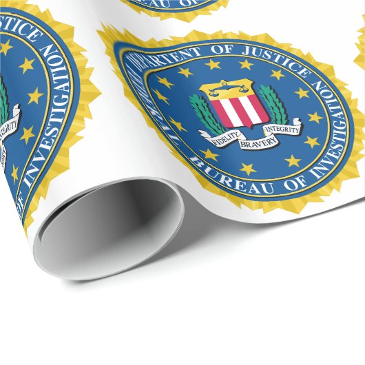 FBI Seal Cadeaupapier (Rol Hoek)