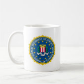 FBI Seal Koffiemok (Links)