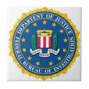 FBI Seal Tegeltje