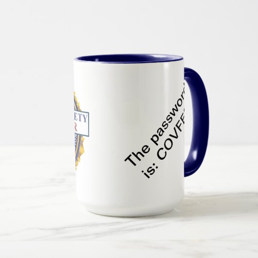 FBI SECRET SOCIETY COVFEFE JUMBO MOK (Voorkant rechts)