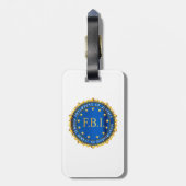 FBI Spoof Seal Bagagelabel (Achterkant verticaal)