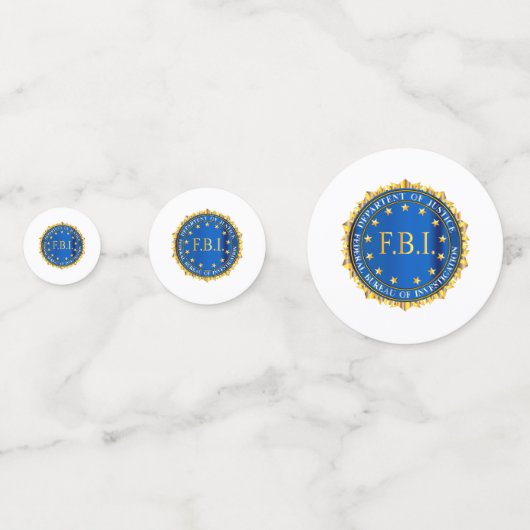FBI Spoof Seal Confetti (Voorkanten)