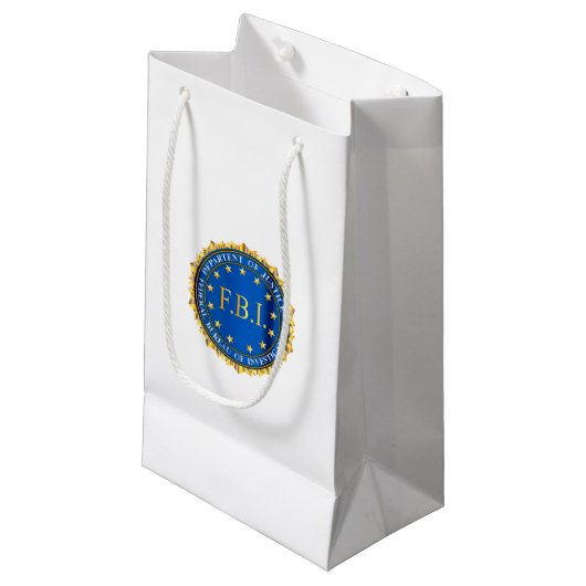 FBI Spoof Seal Klein Cadeauzakje (Voorkant Gekanteld)