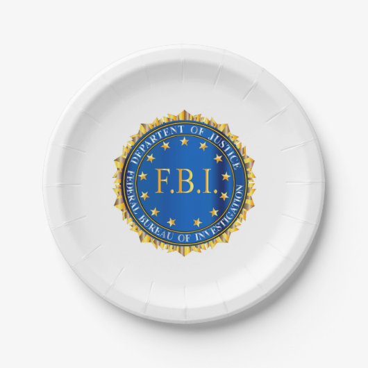 FBI Spoof Seal Papieren Bordje (Voorkant)