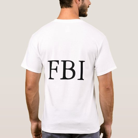 FBI T-SHIRT (Achterkant)