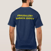 FBI T-SHIRT BARACK IDIOCY (Achterkant)