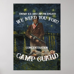 FBI TSA ICE CBP ELEGANTE KLASIEKE ANTIEKE KLEDING POSTER