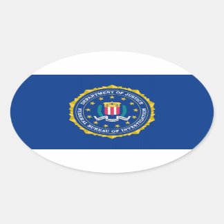 FBI-vlag Ovale Sticker