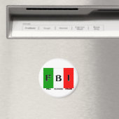 FBI volledig geblust Italiaans Magneet (Insitu (Vaatwasser))
