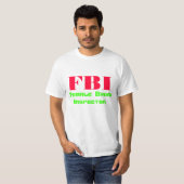 FBI, Vrouw Bikini Inspecteur T-shirt (Voorkant volledig)