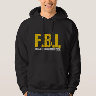 FBI-Vrouw inspecteur Acronym Lover Novelty Co Hoodie