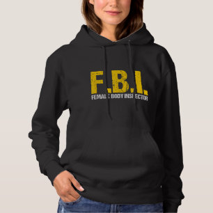 FBI-Vrouw inspecteur Acronym Lover Novelty Co Hoodie