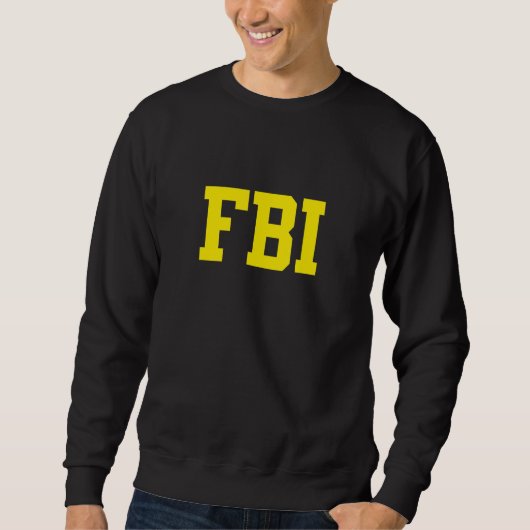 FBI Vrouw inspecteur Chest Back Trui (Voorkant)
