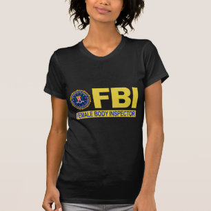FBI-Vrouw inspecteur T-shirt