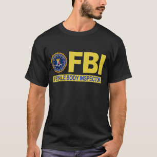 FBI-Vrouw inspecteur T-shirt